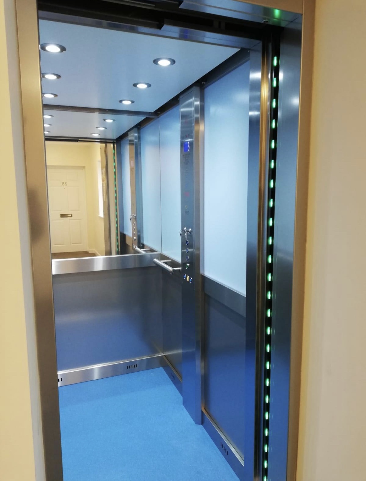 Lift car inside